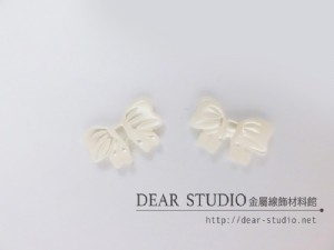 15.5*10mm蝴蝶結貝殼-C款(直洞)